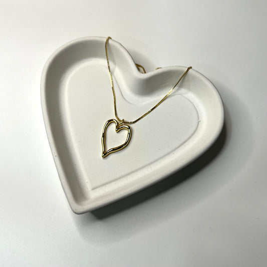 Heart Outline Necklace