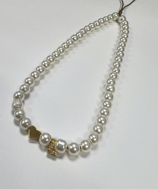 Pearl Phone Charm