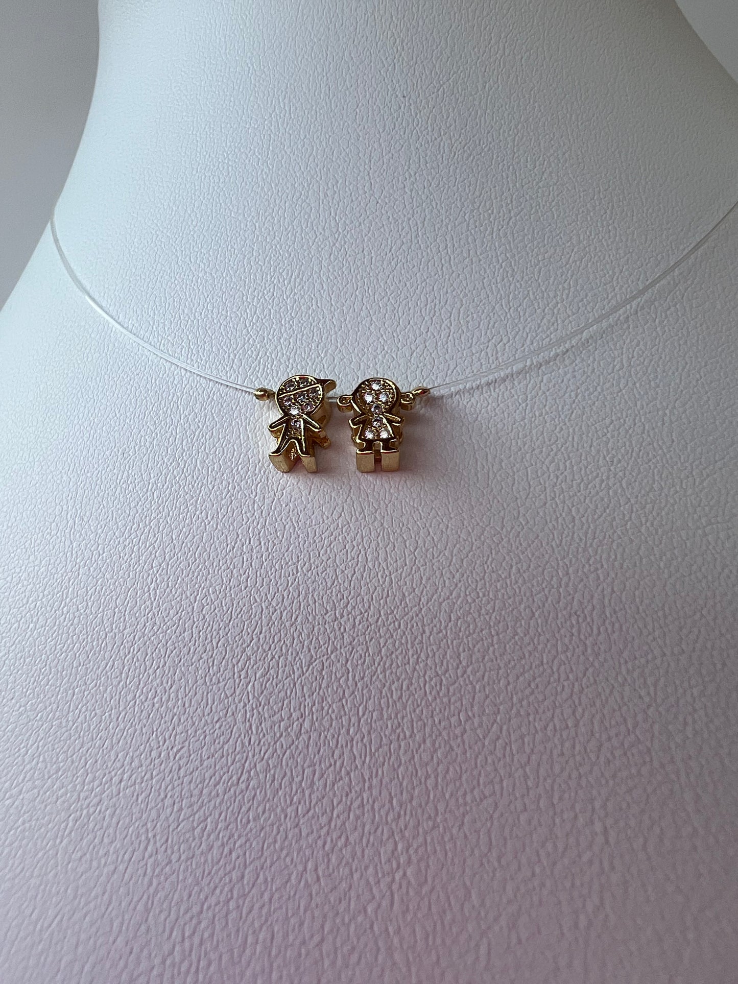 Invisible String Children Necklace