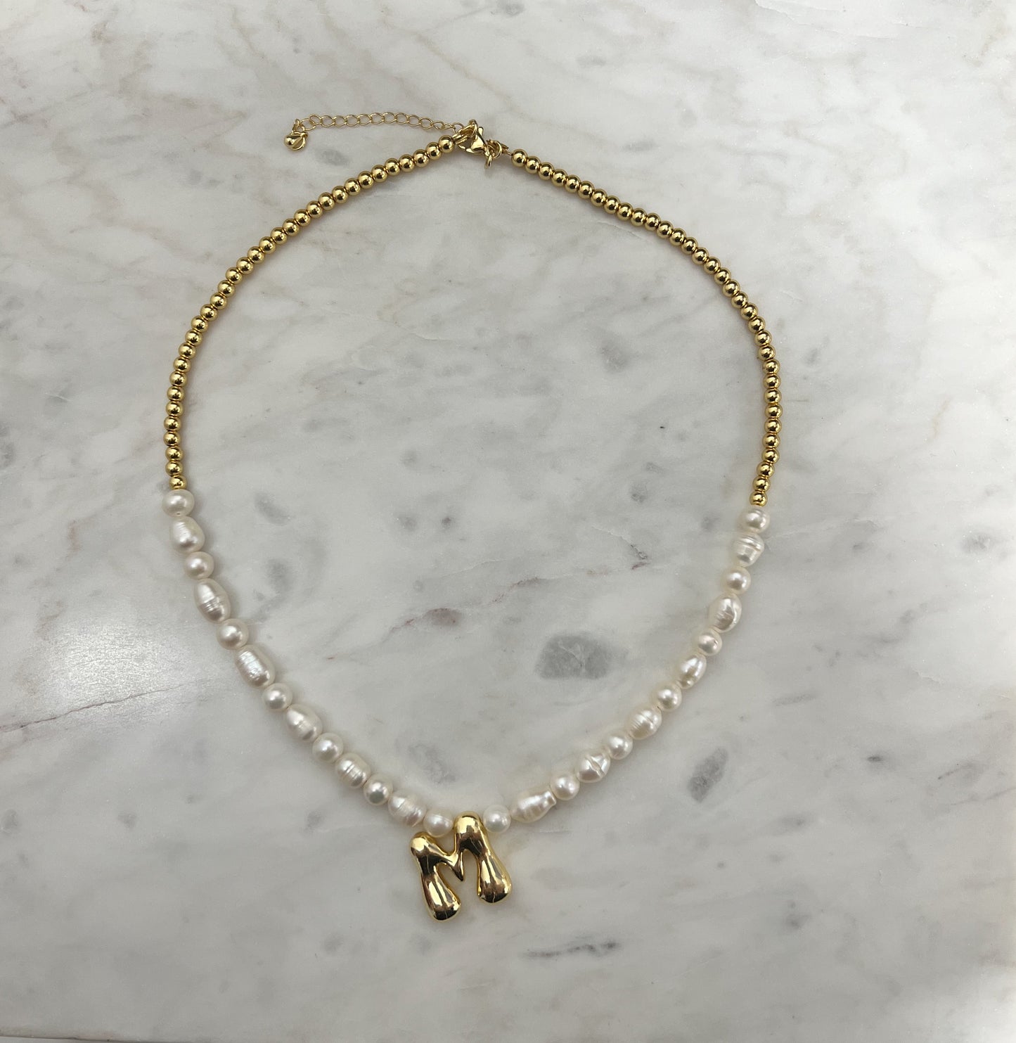 Chunky Letter Necklace