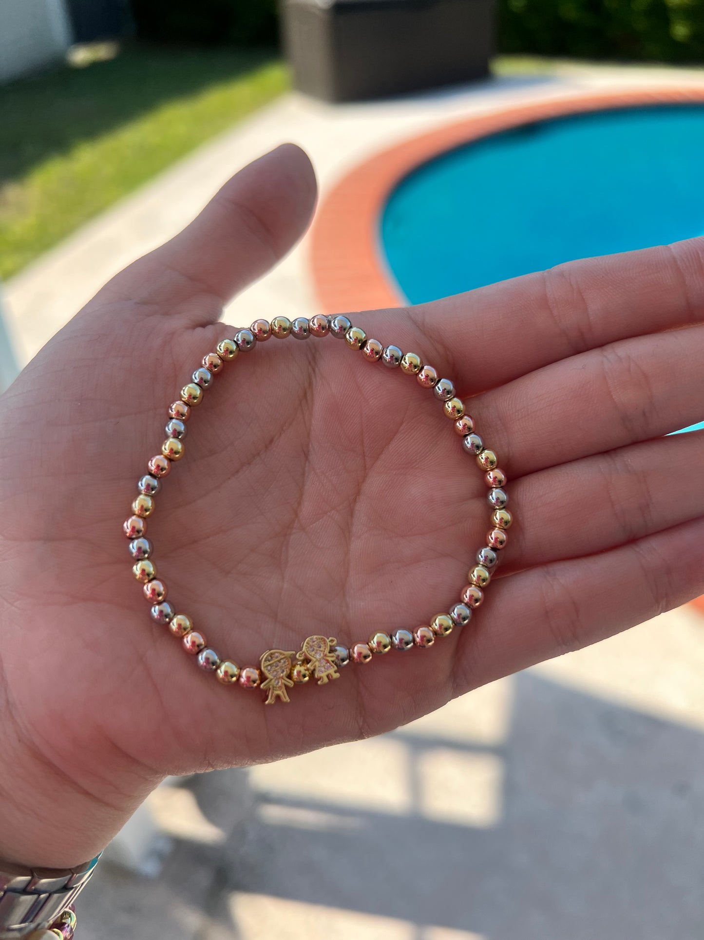 Beads Bracelet with Kids