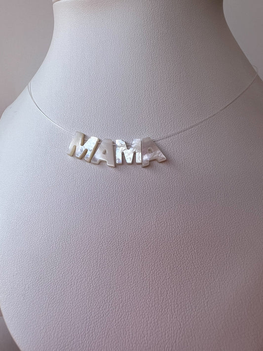 Invisible Nácar Mamá Necklace