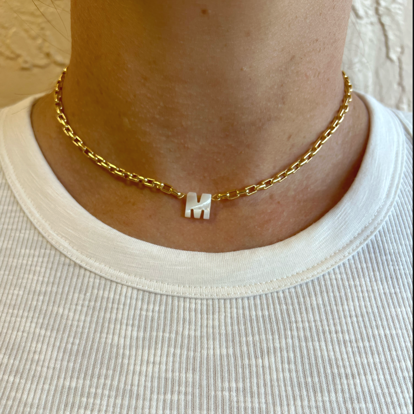 Initial Gold Necklace