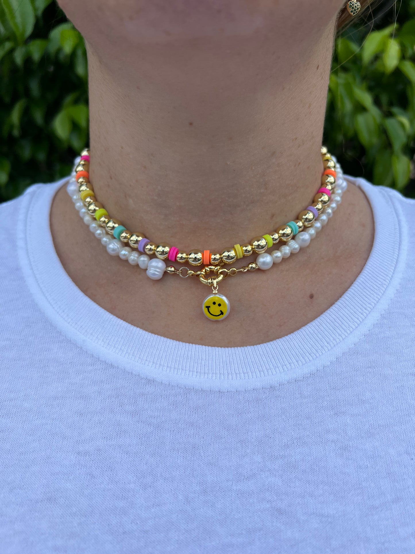 Pearl Necklace with Clip