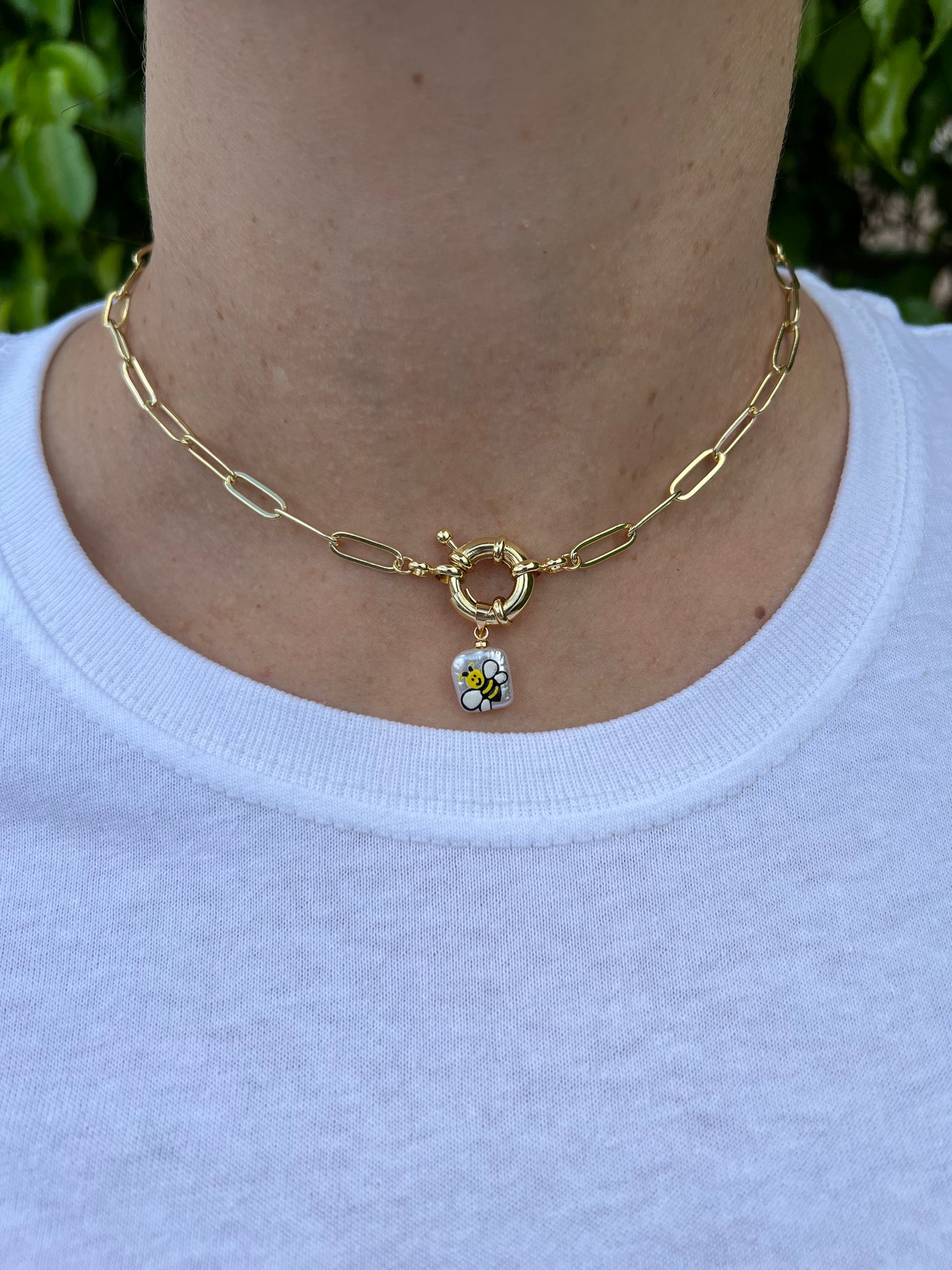 Link Necklace with Clip