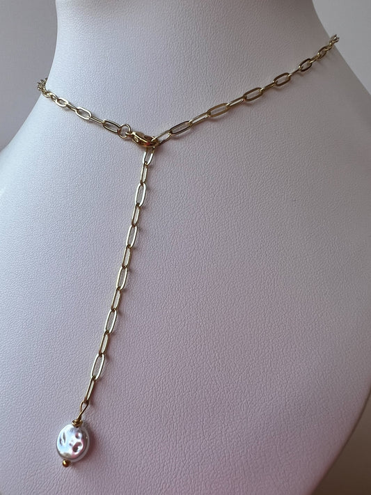 Adjustable Paper Clip Necklace