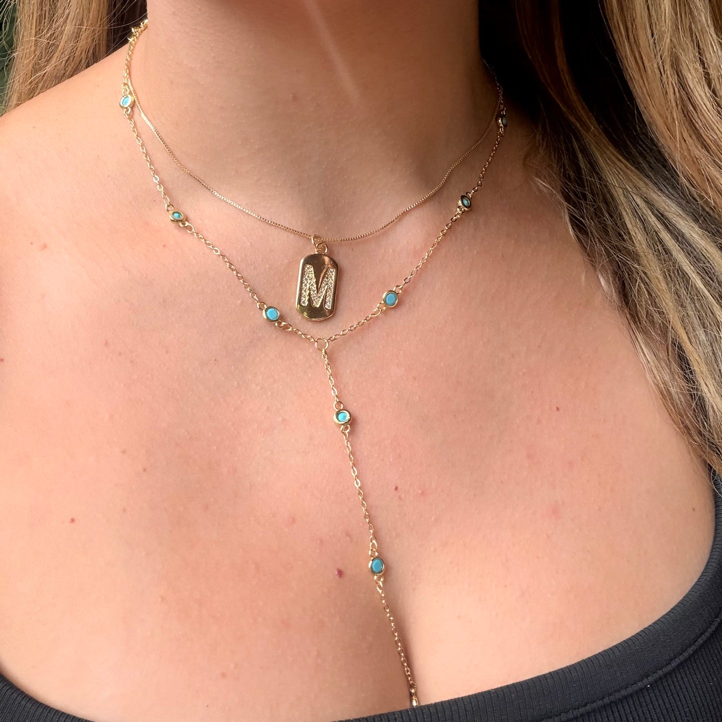 Lariat Color Necklace