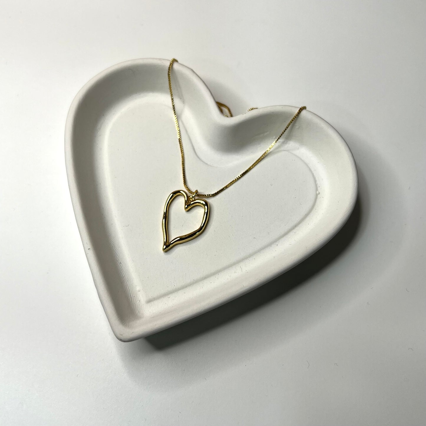 Heart Outline Necklace