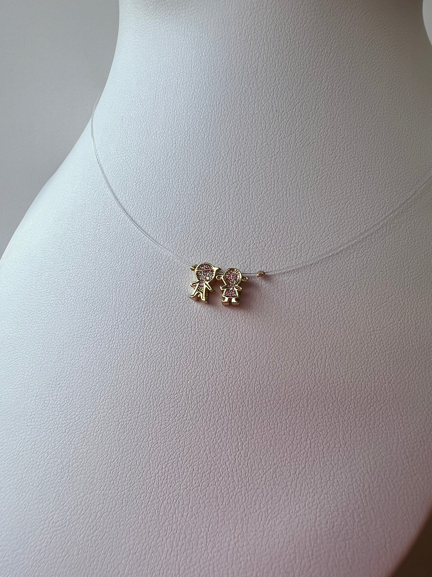 Invisible String Children Necklace