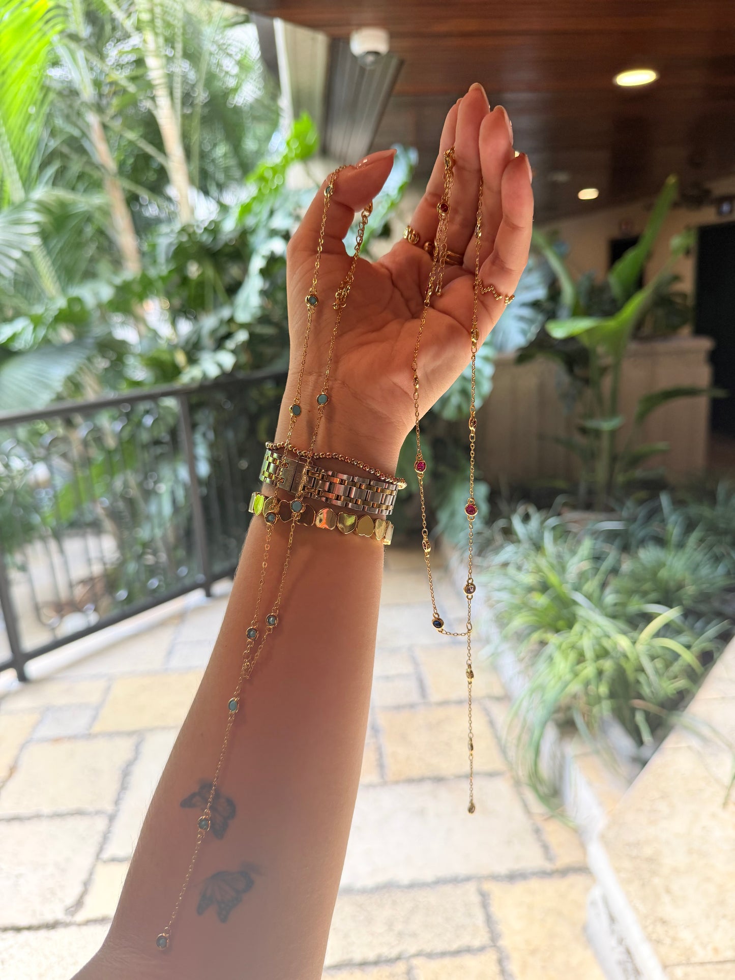 Lariat Color Necklace