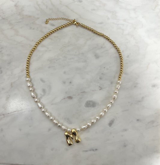 Chunky Letter Necklace