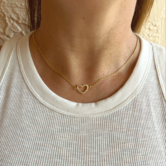 Gold Heart Necklace