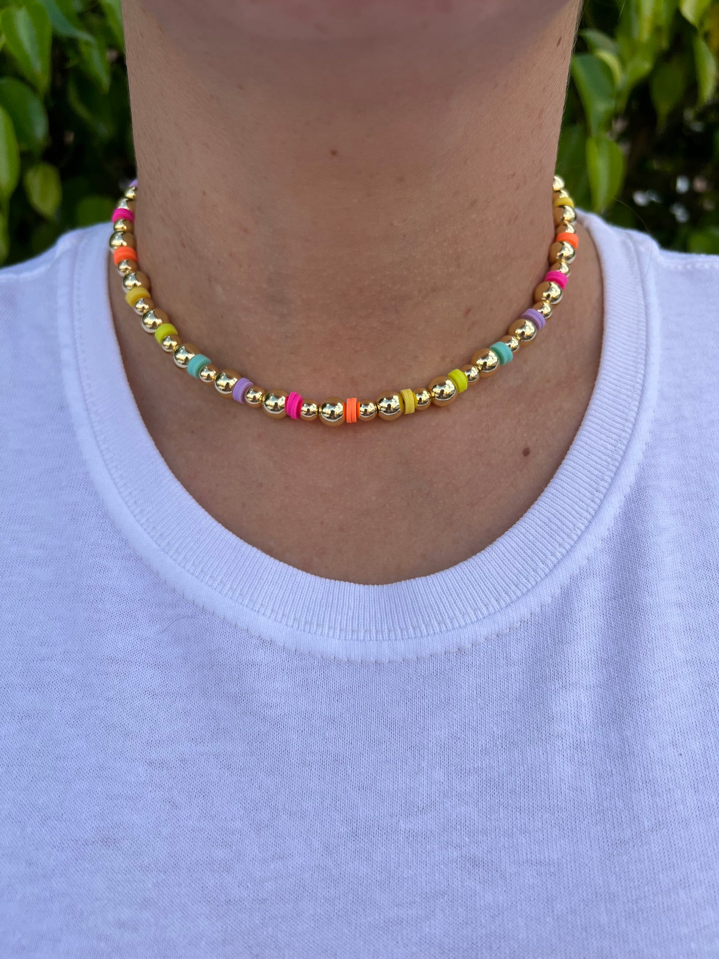 Neon Gold Necklace