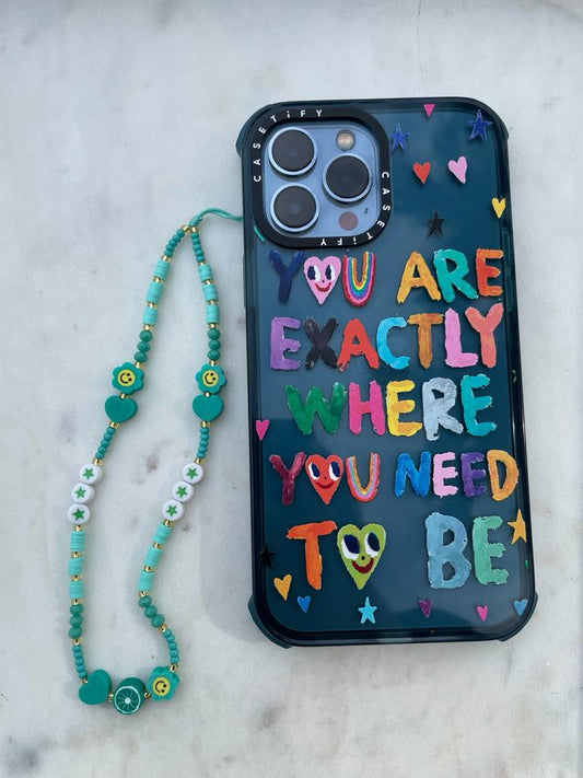 Phone Charm - Teal