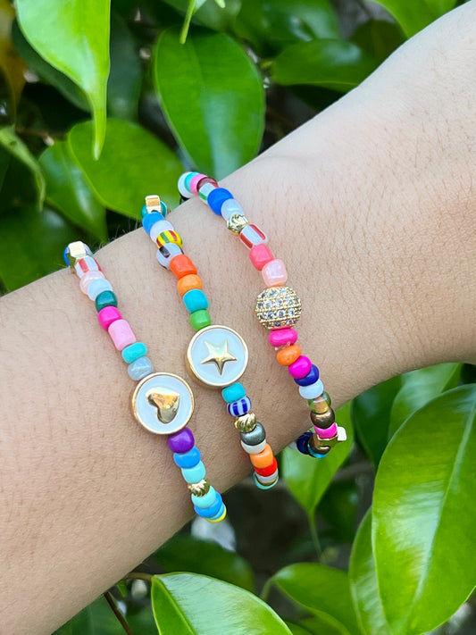 Colorful Beads with Charm