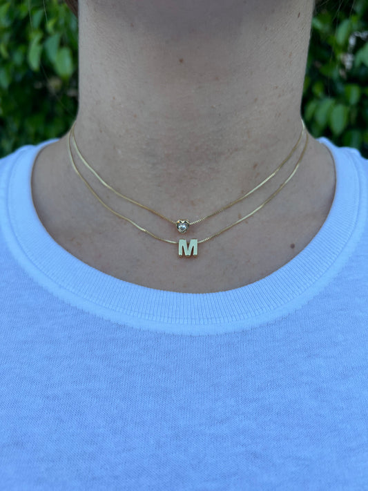 Adjustable Letter Necklace