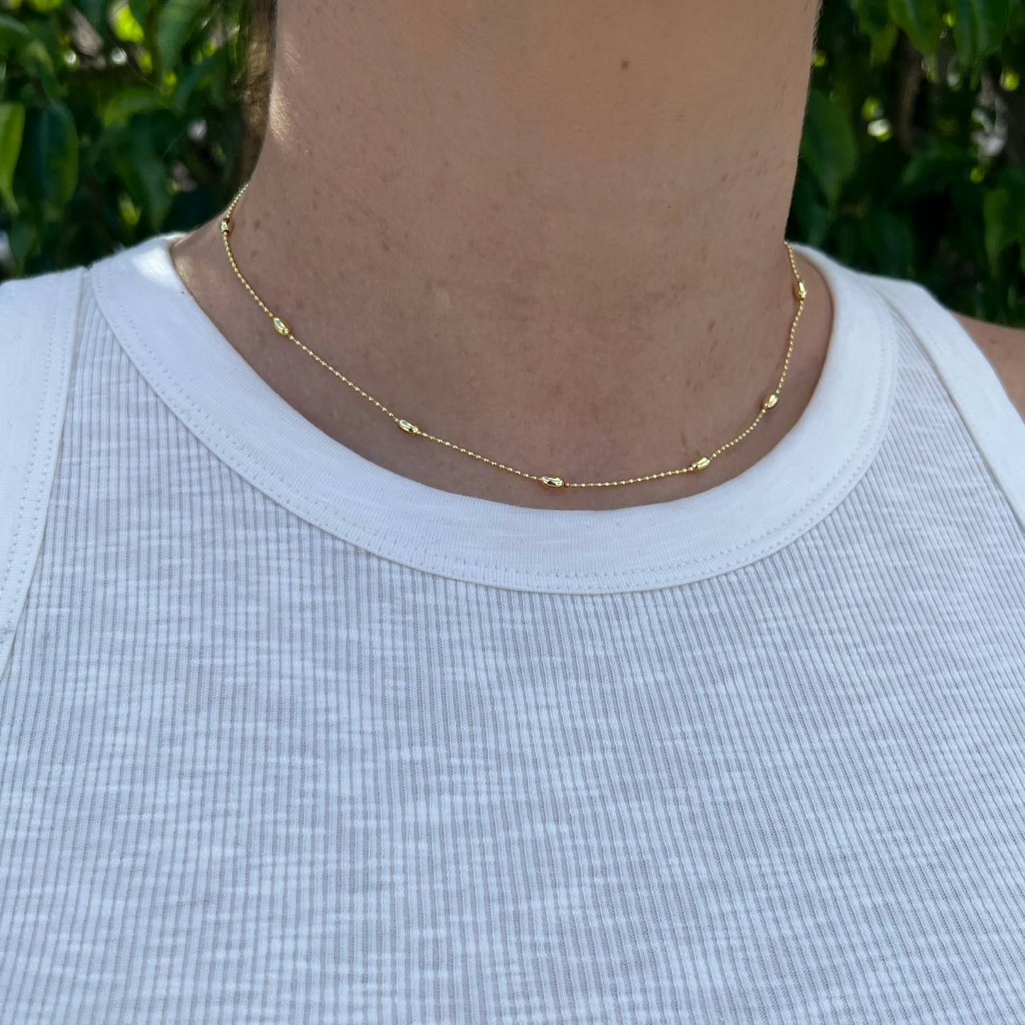 Small Gold Necklace